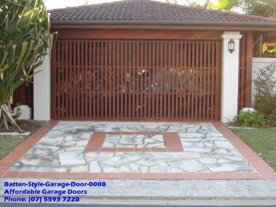 Batten Style Garage Door 0008